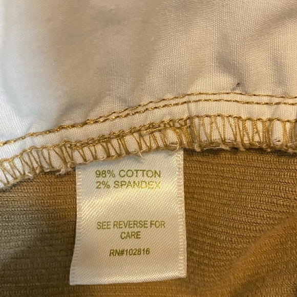 Garnet Hill Women’s Cotton Stretch Boot Cut Corduroys, Pants Brown Size 12 - Picture 9 of 10